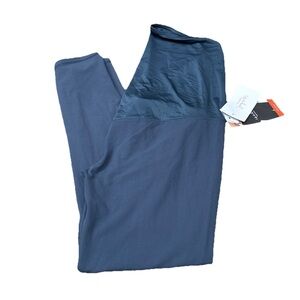 Isabel by Ingrid & Isabel Maternity Blue Over The Belly Active Legging Pants NWT